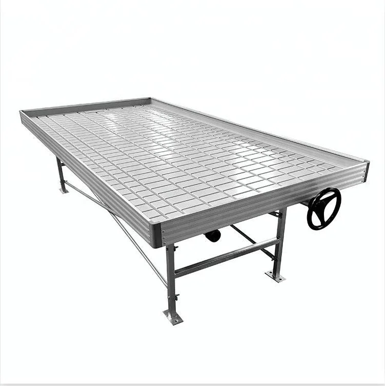 Seed Nursery Bed Agricultural Greenhouse Equipment Rolling Tables