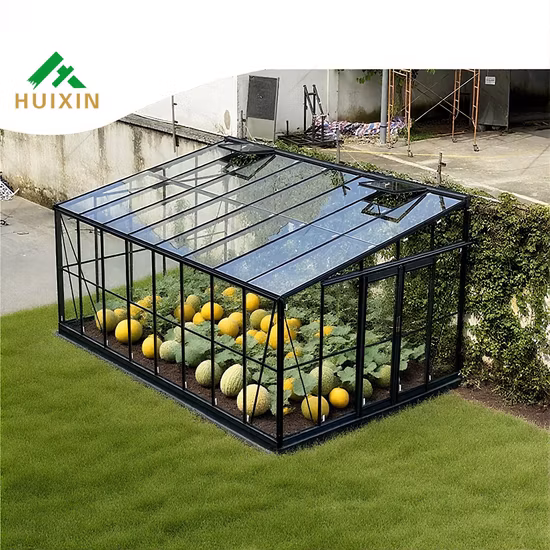 Modern Garden Glass Panels Lean to Prefabricated Manufacturer Walk
