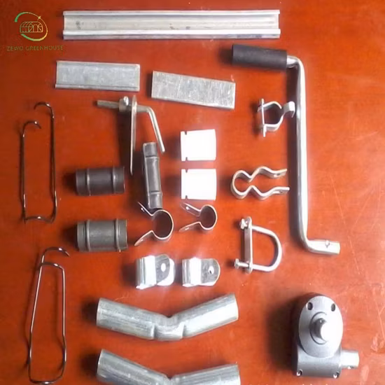 Silver Anodized T Slot Aluminum Extruded Profile Accessory for Greenhouse Connectors