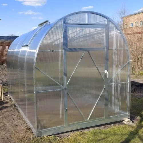 (5X6X2.7) M Polytunnel DIY Home Hobby Garden Greenhouse